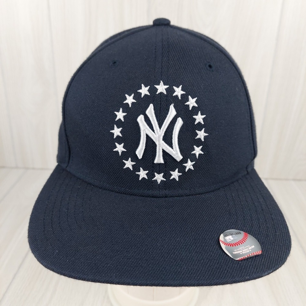 '47 Brand New York Yankees Hat Mens OSFA Navy Blue Star Circle Snapback MLB Cap